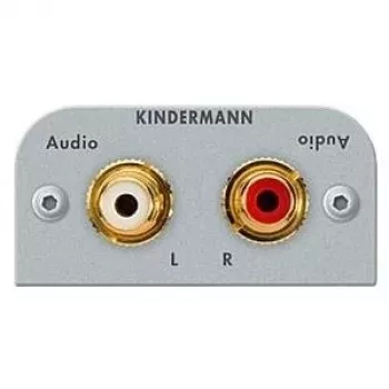 Modulo presa 2 x RCA Kindermann 7441000510