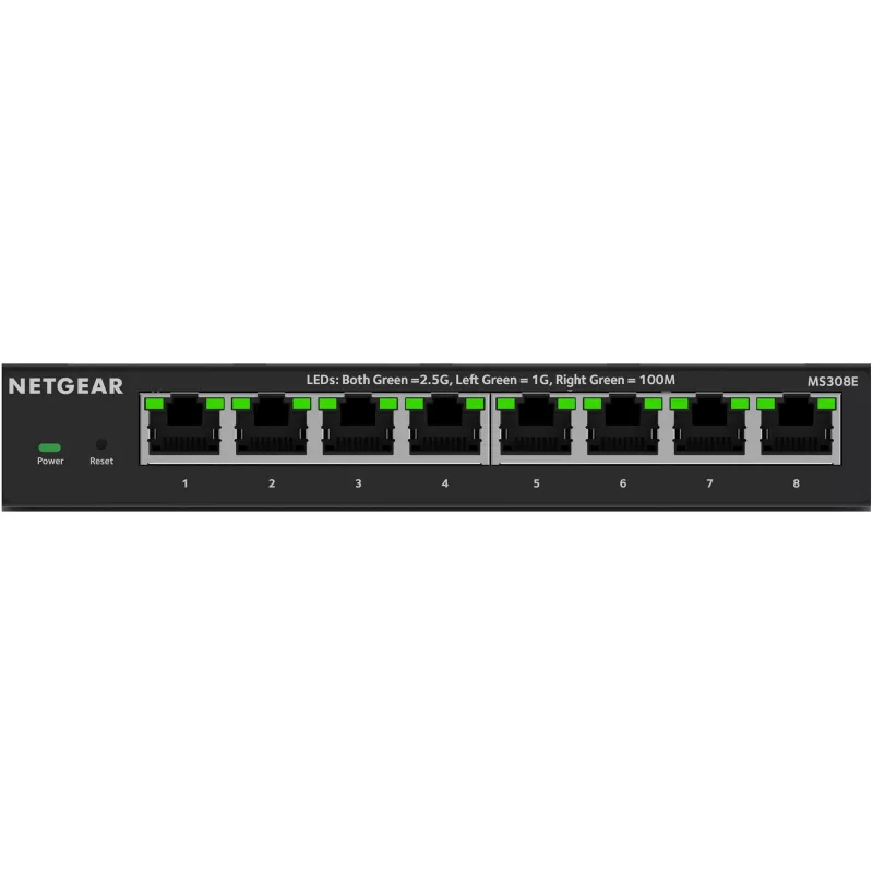 NETGEAR MS308E unmanaged 2.5G Ethernet (100/1000/2500) nero
