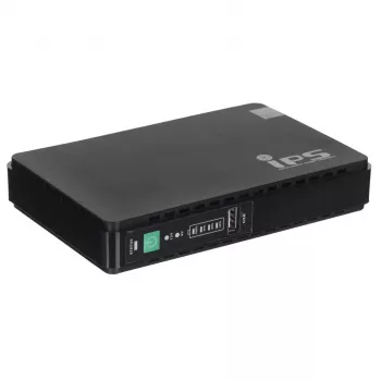 Alimentatore MPL Power RouterUPS-30-PoE 30 W per interni, 100–240 V, nero, 160×105×28 mm