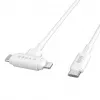 HYPER HyperJuice cavo USB USB 2.0 1,5 m USB-C USB-C/Lightning bianco