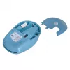 Natec Stork NMY-2001 mouse ottico wireless, 1600 DPI, ricevitore USB, blu