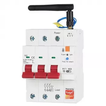 Interruttore smart TUYA, 3P, Wi-Fi, RS485, 63A