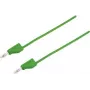 VOLTCRAFT Cavo di prova [connettore maschio 4 mm - connettore maschio 4 mm] 2 m verde MSB-300 (MSB-300-2-GR)