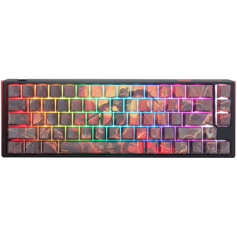 Tastiera Ducky One 3 SF Doom Limited Edition, gaming, USB, QWERTY, multicolore