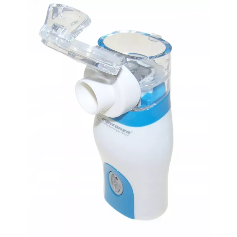 Inalatore portatile ESPERANZA ECN005 — nebulizzatore tascabile compatto, 0,2 ml/min, 21 dB, USB, 2×AA