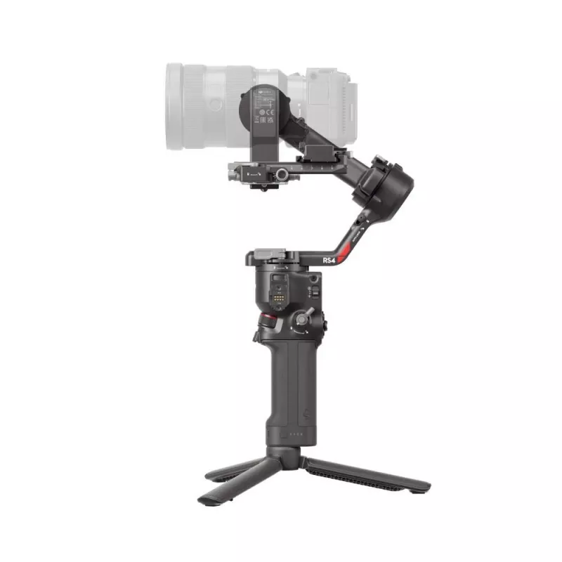 Stabilizzatore per camera a mano DJI RS4, corpo in alluminio, batteria 12h, 1,066 kg, nero