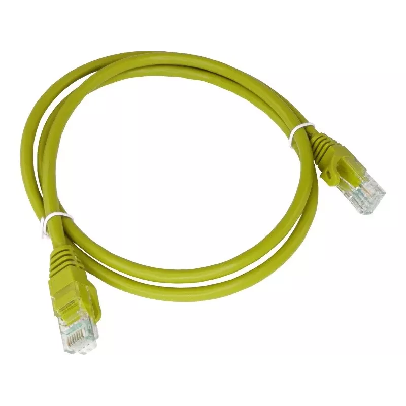Cavo di rete Alantec KKU5CZA1 giallo 0,25 m Cat5e U/UTP (UTP)