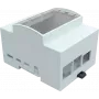 JOY-IT RPI CASE DIN4 - case per Raspberry Pi 4, guida DIN, grigio/trasparente (RB-CASEP4+07)