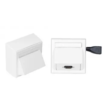 Vivolink WI221184-AMP presa HDMI bianco