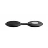 Native Union Voyage caricabatterie wireless 2-in-1 – alimentazione USB per interni, compatibile con smartphone, smartwatch e cuffie wireless, nero