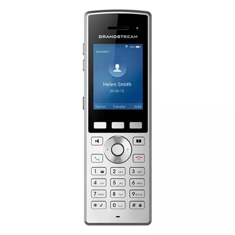 Grandstream Networks WP822 telefono IP nero, argento 2 linee LCD Wi-Fi
