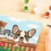 Set di pittura Ravensburger CreArt – Cani e gatti (set dipingi con i numeri)