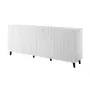 BARI Cassettiera 200x42x82 bianco opaco