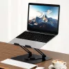 Supporto per laptop MEDIA-TECH MT2662 – regolabile in altezza, pieghevole in alluminio per laptop da 10–17
