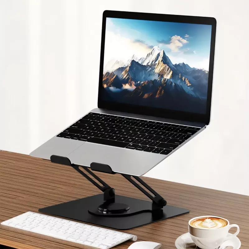 Supporto per laptop MEDIA-TECH MT2662 – regolabile in altezza, pieghevole in alluminio per laptop da 10–17