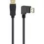 Cavo DisplayPort maschio 90° > DisplayPort maschio, 8K / 144Hz (nero, 2 metri, 1 connettore maschio 90° laterale, 54 Gbit/s, DisplayPort 2.0 / 2.1)