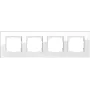 GIRA cornice 4 posti Esprit, Standard 55 bianco 021412