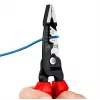 Knipex 13 72 200 ME pinza spellafili nero, blu, rosso, acciaio inox