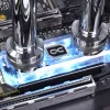 Dissipatore ad acqua per SSD Alphacool HDX Apex M.2 2280, acrilico aRGB