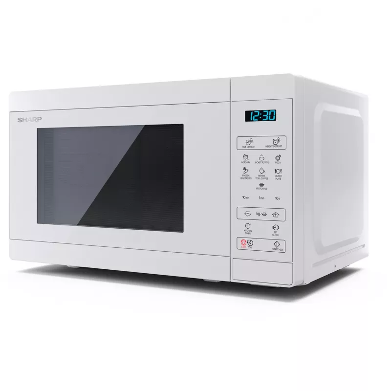 Sharp | Forno a microonde | YC-MS02E-C | A libera installazione | 800 W | bianco