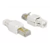 Connettore per cavi DeLOCK 86415 RJ-45 bianco