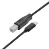 Cavo USB A a B TB 1,8 m — nero, per stampante