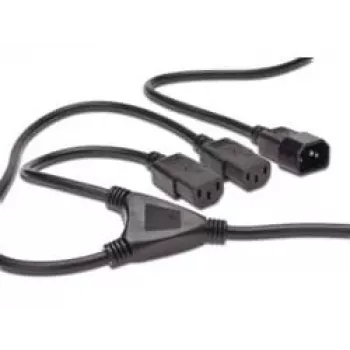 Digitus ASSMANN - distributore di alimentazione (250 V corrente alternata) - IEC 320 EN 60320 C14 - IEC 320 EN 60320 C13 - 1.7 m - stampato - nero (AK-440400-017-S)