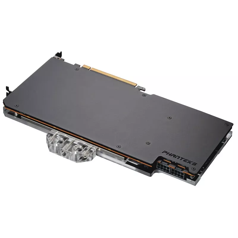 Phanteks Glacier G6000 Strix waterblock GPU con backplate, ASUS RX 6800/6900 Strix/TUF, nero