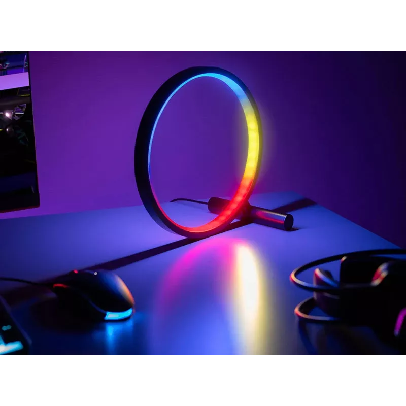 Lampada da tavolo TRACER Ambience Smart Circle LED RGB — cerchio LED smart decorativo