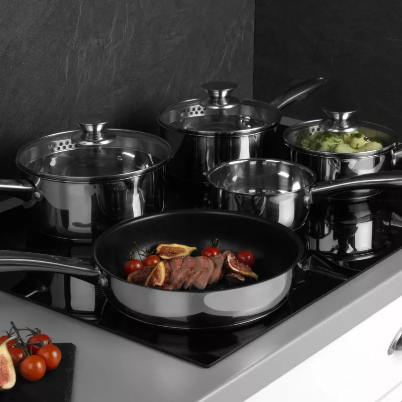 Set pentole Russell Hobbs BW06572EU72 — set da 5 pezzi in acciaio inox