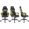 Sedia gaming PC Subsonic SA5642-B1 seduta imbottita nero giallo 120 kg