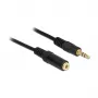 Cavo audio 3,5 mm M-F DeLOCK 83762 0,5 m nero