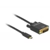 Adattatore USB-C su DVI DeLOCK 1 m 85320