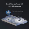 Adattatore USB wireless MERCUSYS MA37BEH — High-Gain Wi-Fi 7 (BE6500) compatibilità USB-C/USB-A