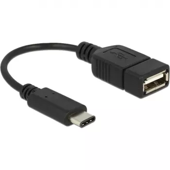 Cavo USB DeLOCK 65579 USB 2.0 0,15 m USB C USB A nero