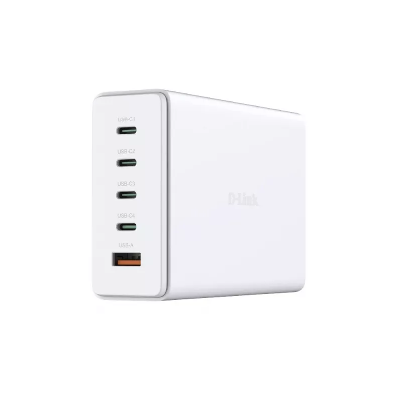 Caricabatterie D-Link 240W GaN, per interni, AC, bianco