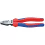 KNIPEX 02 02 200 - Pinza di controllo - acciaio - plastica - blu/rosso - 20 cm - 342 g