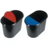 helit il doppio raccoglitore differenziato 20,0 + 9,0 l nero (H6103993)