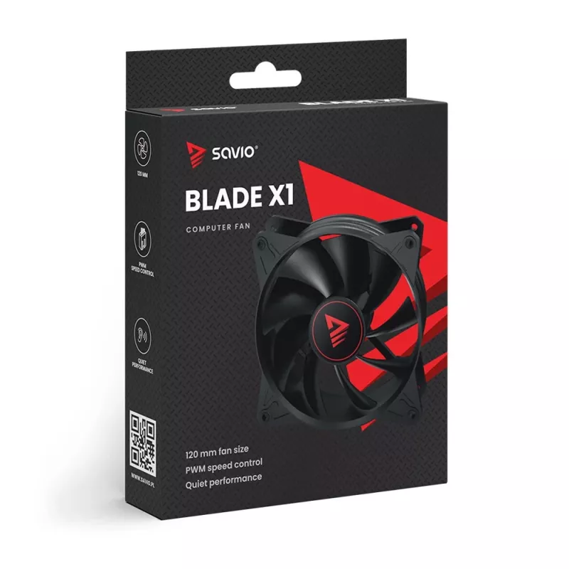 Ventola per case SAVIO SAVGBLADE 120mm PWM