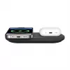 Belkin WIZ021VFBK – stazione di ricarica wireless 2-in-1 con tecnologia Qi2 15 W, nero
