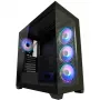 LC-Power Case MidiTower 715B nero USB3.2/Audio senza alimentatore SEAMLESS_X (LC-715B-ON)