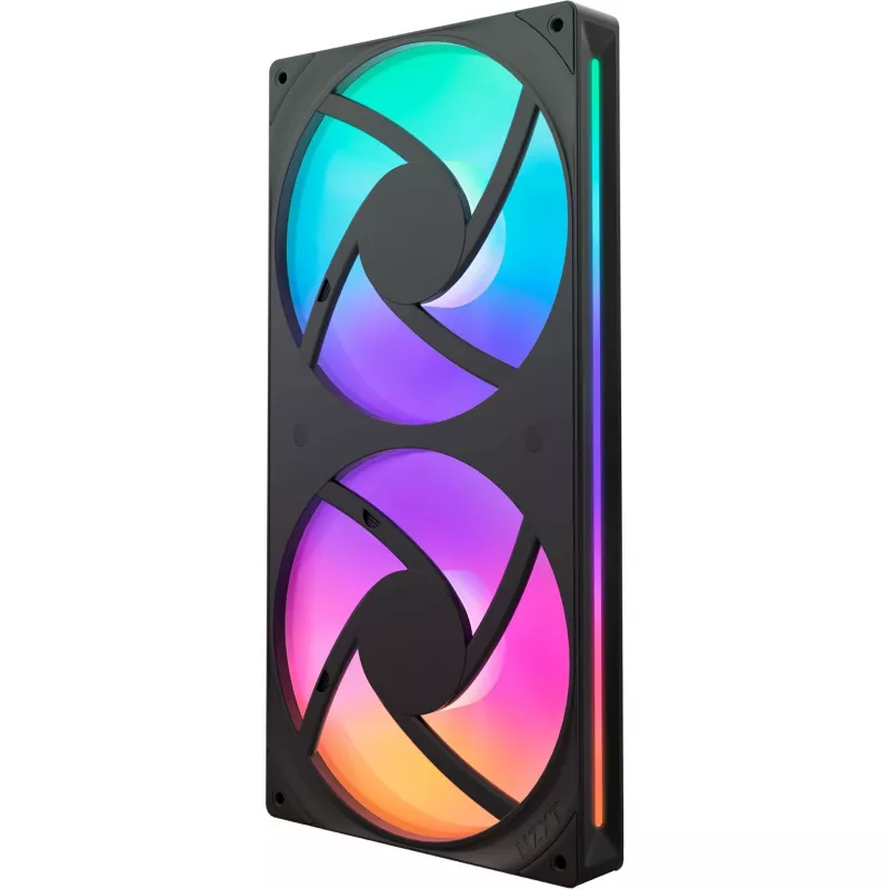 NZXT F280 RGB Core 140mm ARGB PWM confezione da 2 nero