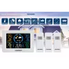 Stazione meteo wireless BLAUPUNKT WS40WH con monitor temperatura e umidità interna/esterna