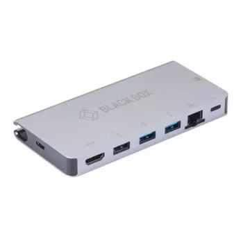 Box nero USB C docking station - pacchetto DisplayPort