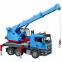 BRUDER MAN TGS autocarro con gru blu ABS 03771