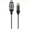Cavo Ethernet Goobay USB-C 3.1 a RJ45 sottile 5 m – collega router, modem o (74405)