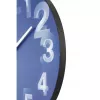 NeXtime orologio 3077bl 3D, Ø39,5 cm, da parete, blu/bianco
