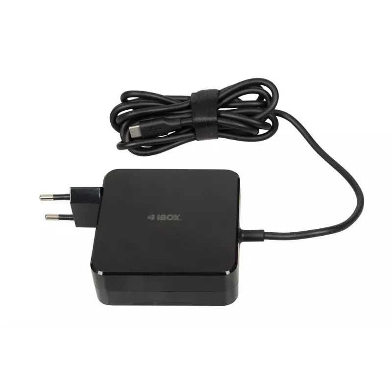 iBOX IUZ100TC caricabatterie universale per laptop, USB-C Power Delivery 100 W, chip E-mark