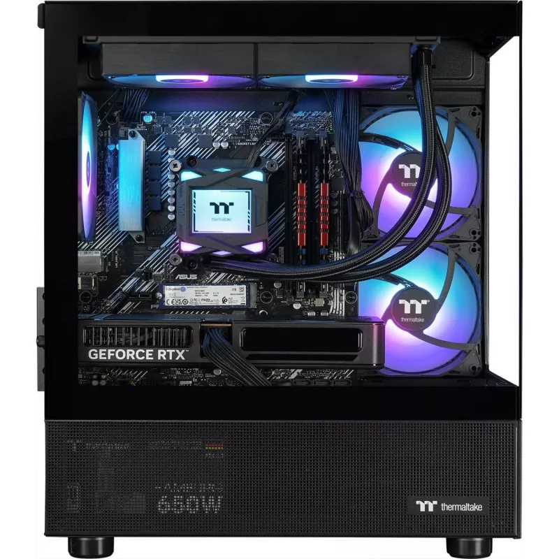 FTW V170A 5060Ti nero, PC gaming nero/trasparente, Windows 11 Home