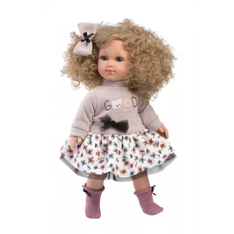Puppe Llorens Elena 35 cm — corpo morbido, viso e arti dipinti a mano